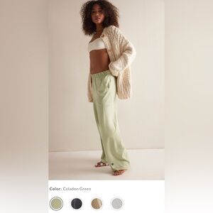 Free People intimately free Don’t wait up Lounge Pants!! Gorgeous color! M NWT